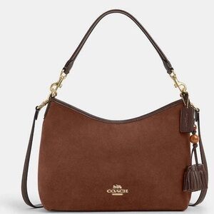 Coach Laurel Suede Shoulder Bag NWOT.